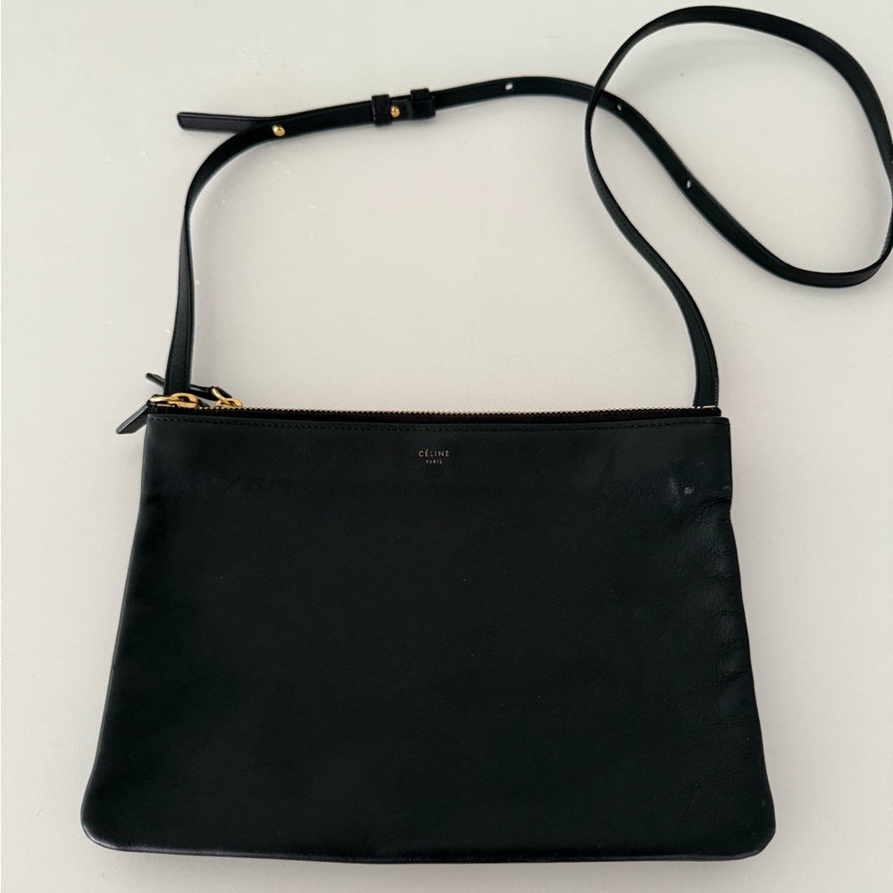 Celine Elegant Black Crossbody Bag